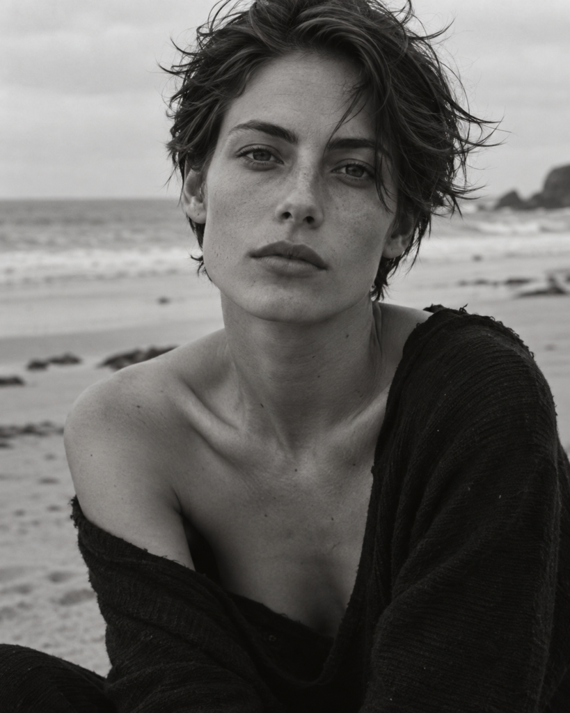 Monochrome — Editorial Portrait Generator Ultra